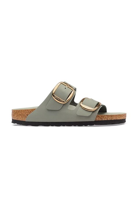 Birkenstock šľapky dámske kožené Arizona Big Buckle Oiled Leather modré 1032932