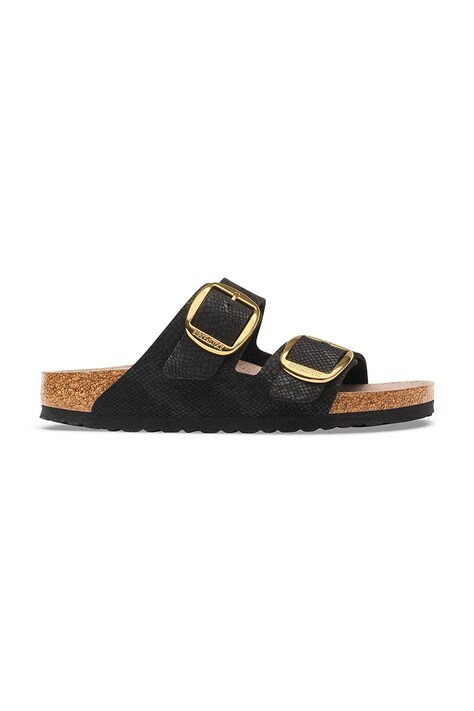 Birkenstock šľapky dámske Arizona Big Buckle Synthetics Python čierne 1032881