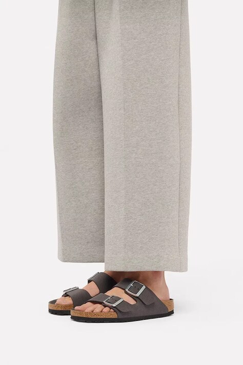 Birkenstock шльопанці жіночі Arizona Birkibuc — AW26-KLDZYM, сірий — фото 6