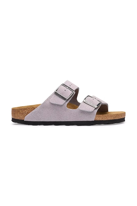 Birkenstock női velúr papucs Arizona Suede Leather lila 1032748