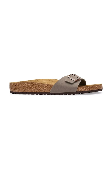 Birkenstock natikači ženski Madrid Birkibuc sivi 1013908