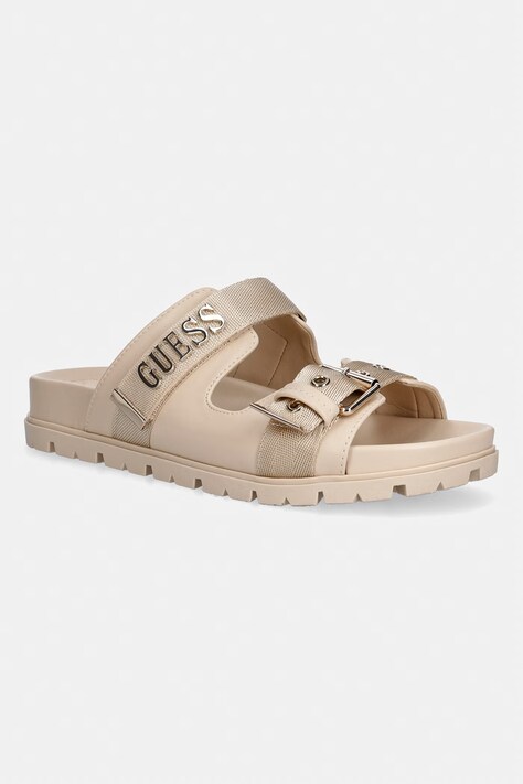 Guess чехли дамски FAXONA бежови FLTFAX FAB03
