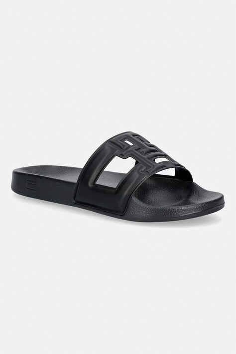 Tommy Hilfiger natikače za žene TH MONOGRAM POOL SLIDE crne FW0FW09424