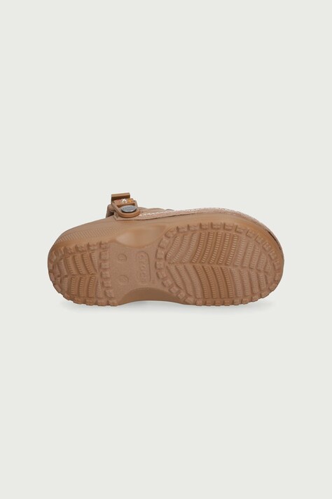 Crocs шльопанці дитячі CLASSIC CRAFTED VEGAN SUEDE STITCH CLOG — фото 5
