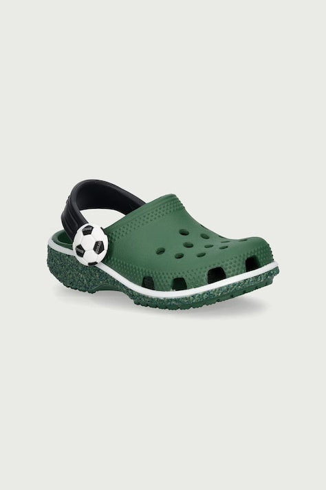 Crocs Klapki dziecięce CLASSIC SOCCER TURF CLOG zielone 213962
