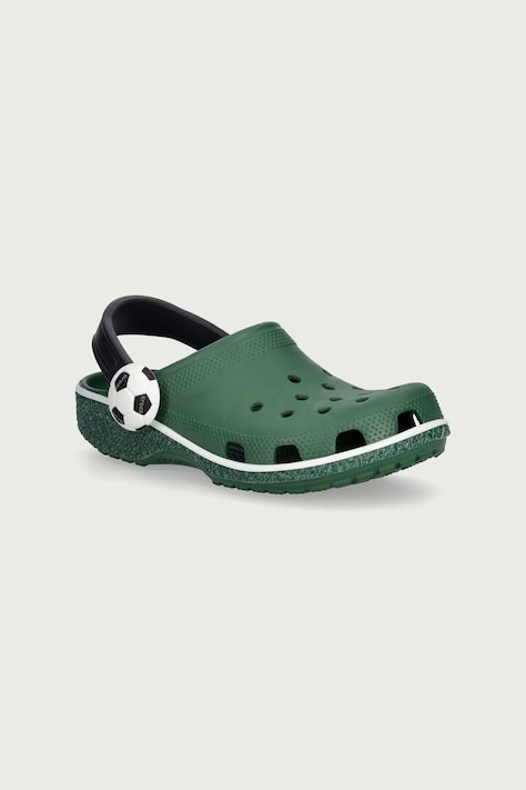 Crocs Klapki dziecięce CLASSIC SOCCER TURF CLOG zielone 213947