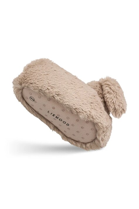 Liewood Kapcie dziecięce Avalina Doll Plush Slipper beżowe LW21688