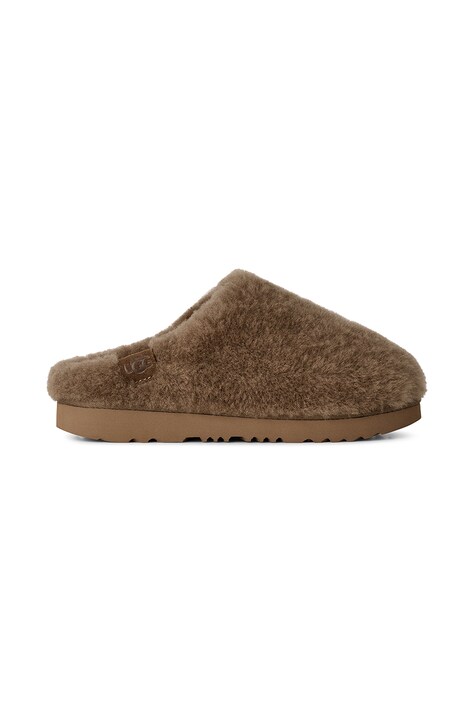 UGG Kapcie dziecięce CLASSIC FLUFFED SLIP-ON brązowe 1186670K