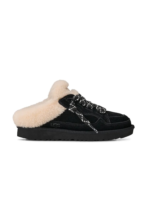 UGG Obuća za djecu od brušene kože LOWMEL MULE crna 1180201K