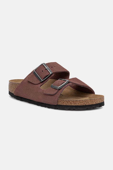 Birkenstock ciabatte slide per bambini in scamoscio Arizona rosa 1032574.36.39
