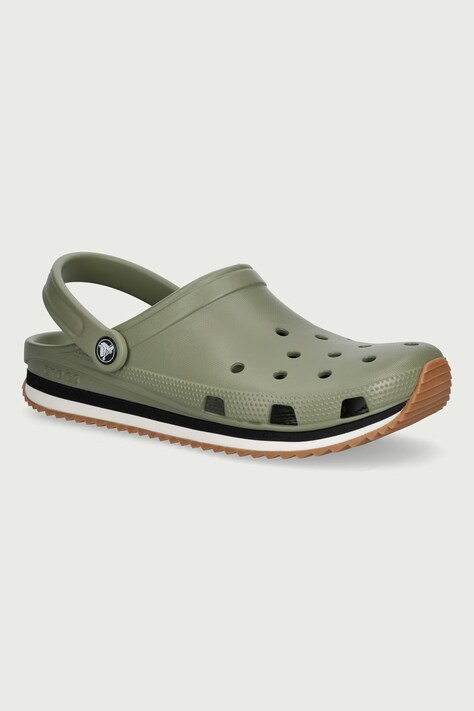 Crocs Klapki mules męskie Classic Retro Runner Clog zielone 212831