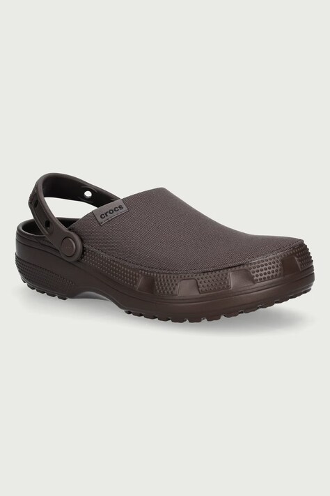 Crocs Klapki mules męskie Classic Crafted Clog brązowe 211354