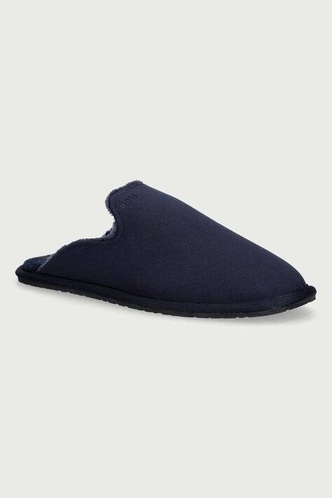 BOSS Papuci de casă pentru bărbați din material moale Home bleumarin 50573400.404