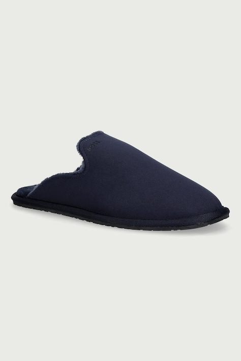 BOSS Papuci de casă pentru bărbați din material moale Home bleumarin 50573400.404