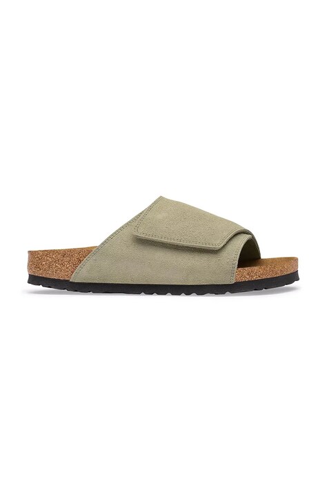 Birkenstock Solana LEVE šľapky pánske semišové zelené 1032406