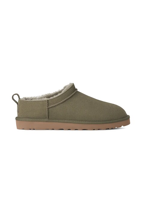 UGG Papuče pánske semišové M Classic Micro zelené 1180190.BTOL