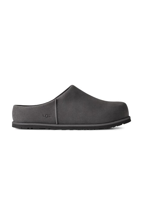 UGG пантофи мъжки от набук M Otzo Clog сиви 1175209.DGRY