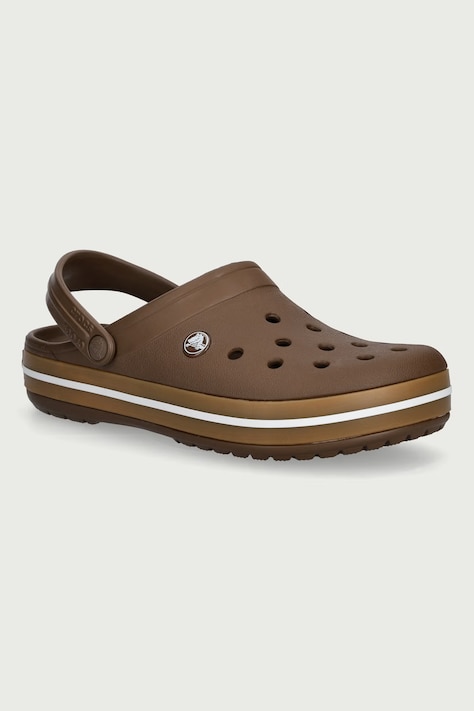 Crocs Klapki mules Crocband Gum Clog brązowe 212756