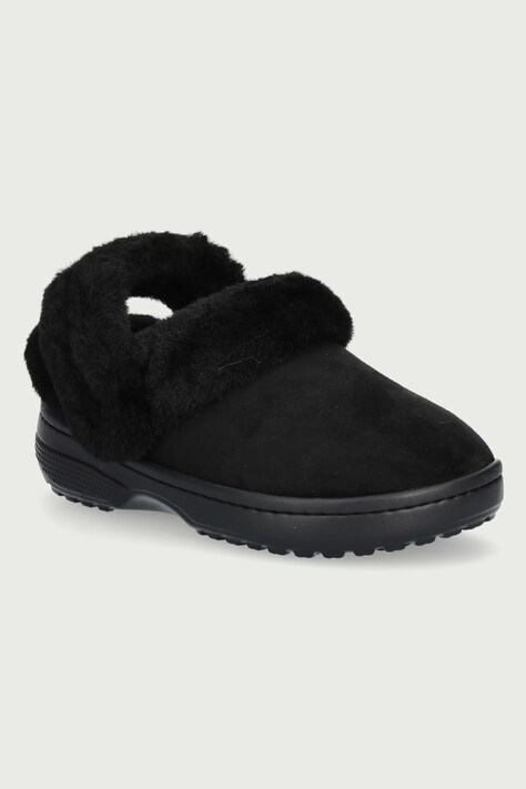 Crocs Kapcie Classic Unfurgettable Suede Clog czarne 212106