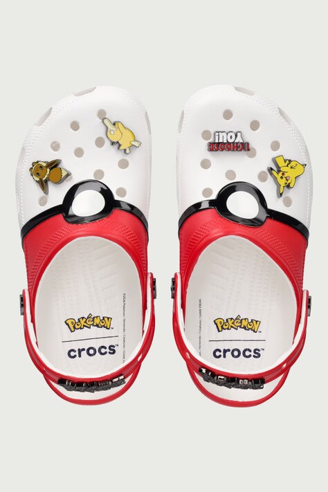 Crocs шльопанці мюлі Classic Pokemon Poke Ball Clog — фото 2