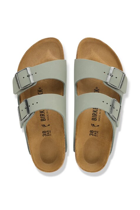Birkenstock шльопанці шкіряні Arizona Oiled Leather — AW26-KLUZZA, бірюзовий — фото 5
