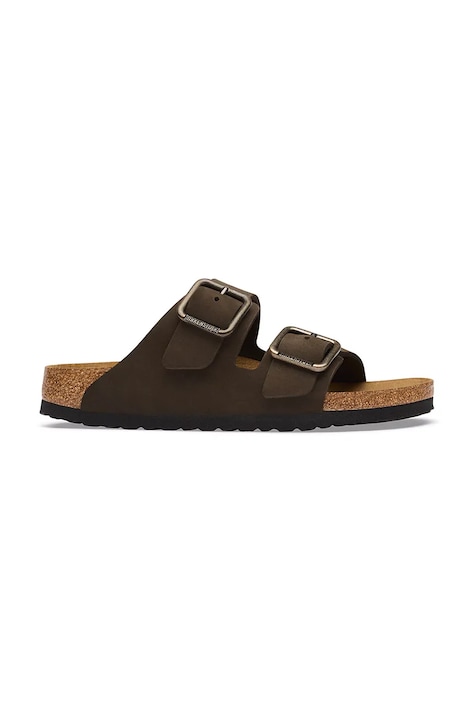 Birkenstock Arizona Wire Buckle Nubuckové šľapky hnedé 1032761