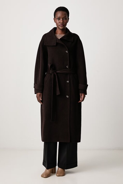 Soeur Cappotto da donna con lana JAMES marrone MAN1153JAMES
