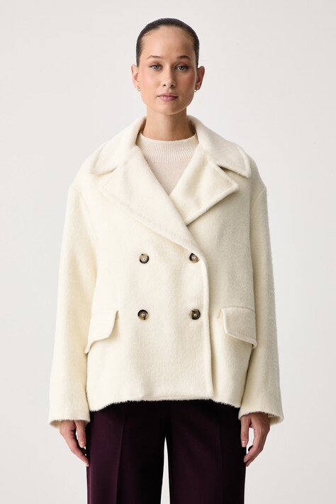 Paul&Shark Płaszcz damski wełniany beżowy 16352370