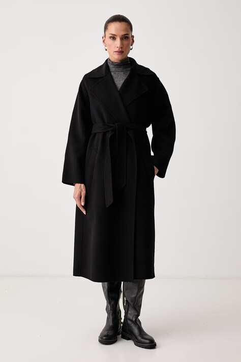Weekend Max Mara Plášť dámsky vlnený WKDOPEROSO čierny 2625016011600