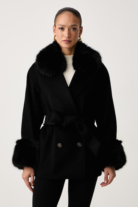 Marciano by Guess Cappotto da donna in lana SOPHY nero G6BL08 W4427