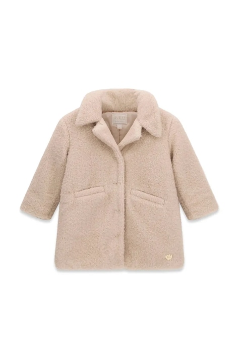 Guess Płaszcz dziecięcy beżowy K6BL13 W3980