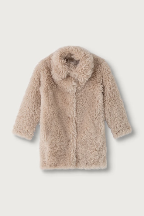 Guess Cappotto in pelliccia sintetica per bambini beige J6BL17 W4010