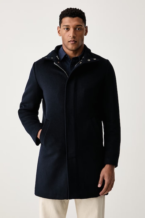 Guess Kaput za muškarce s dodatkom vune mornarsko plavi M6BL31 W4143