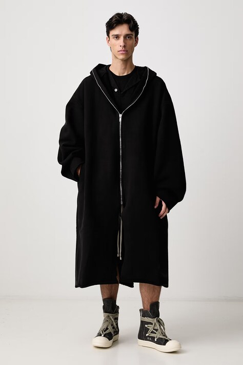 Rick Owens DRKSHDW Gimp palton din bumbac cu elastan pentru bărbați negru DU02F6968 HFP