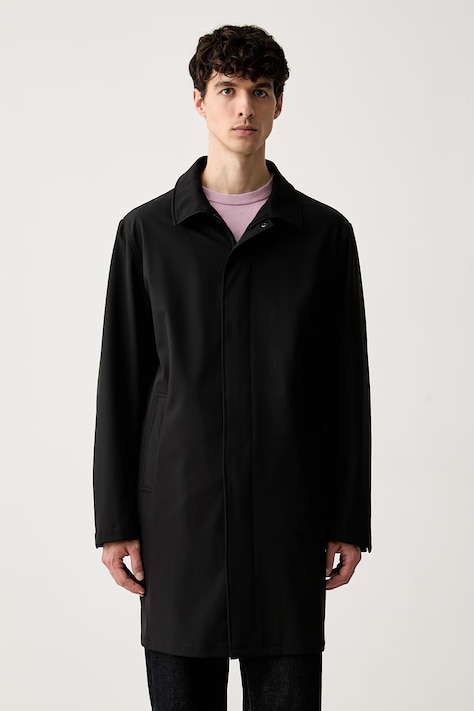 Karl Lagerfeld płaszcz męski czarny 561580.455085