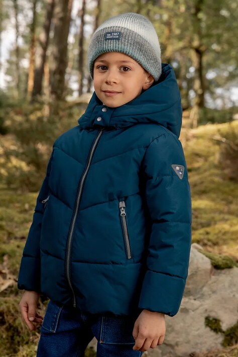 Sergent Major Μπουφάν παιδικό σκούρο μπλε 26H3PGL1D3E