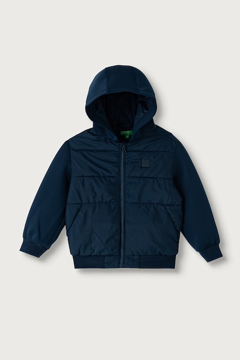 United Colors of Benetton Kratka jakna za djecu mornarsko plava 2KL9GN04P