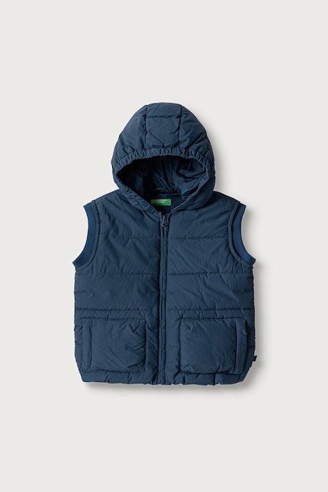United Colors of Benetton Bezrękawnik dziecięcy granatowy 2IGGCJ015