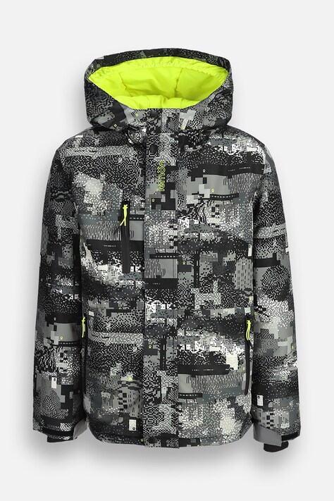 Lemon Explore Μπουφάν σκι παιδικό γκρί OUTERWEAR SNOW&SKI BOY