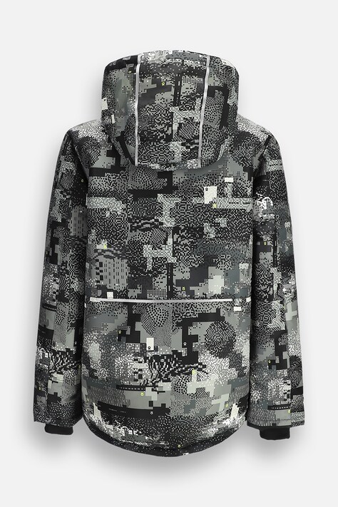 Lemon Explore Kurtka narciarska dziecięca szara OUTERWEAR SNOW&SKI BOY