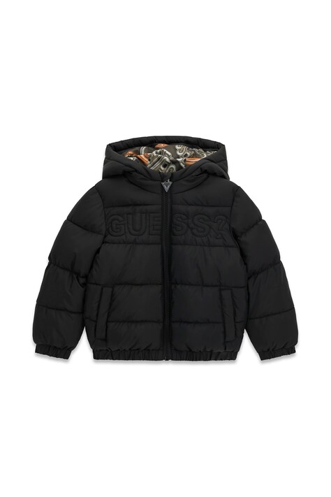 Guess Zimná bunda detská čierna N6BL08 W4118
