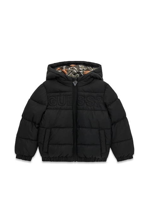 Guess Zimná bunda detská čierna N6BL08 W4118