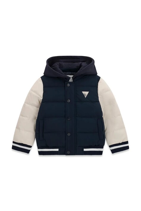 Guess Kurtka pikowana dziecięca granatowa N6BL05 W4115