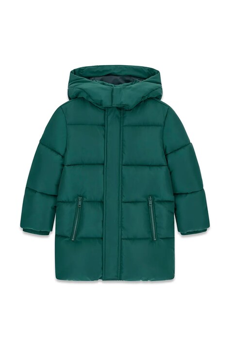 Guess Kurtka zimowa dziecięca turkusowa N6BL02 W4108