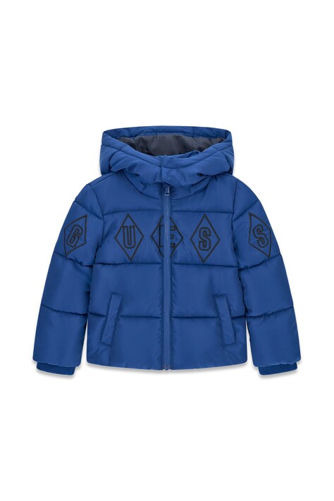 Guess Zimní bunda dětská modrá N6BL01 W4104