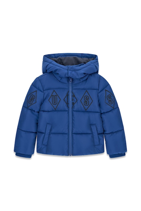 Guess Zimní bunda dětská modrá N6BL01 W4104