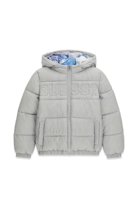 Guess Zimní bunda dětská šedá L6BL15 W4103