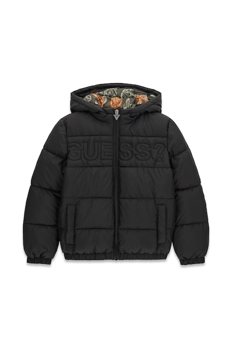 Guess Зимно яке за деца черно L6BL15 W4103