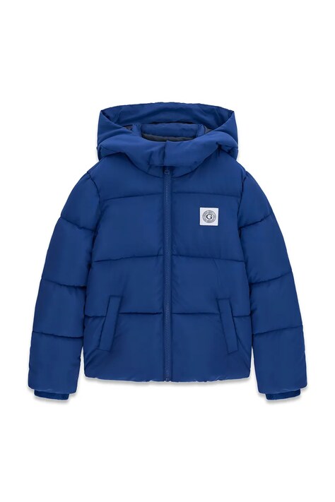 Guess Kurtka pikowana dziecięca niebieska L6BL01 W3942