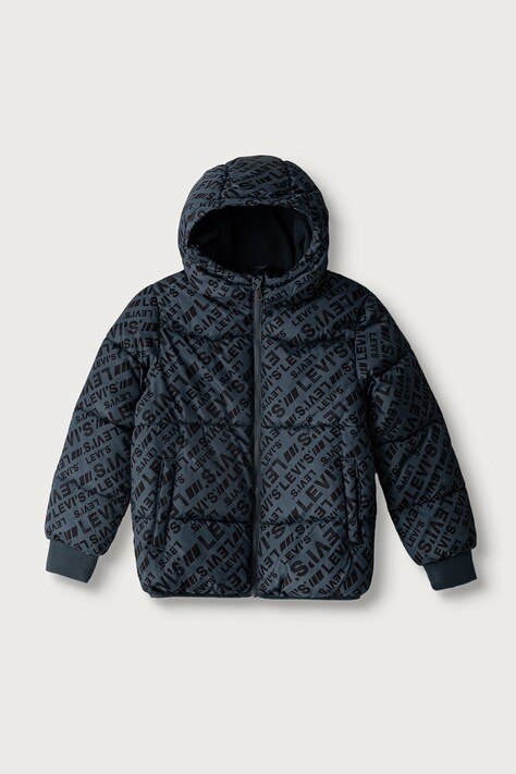 Levi's prešívaná bunda detská HEAVY WEIGHT PUFFER čierna 9ER929